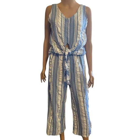 Vintage Handmade Ruched Chambray Jumper M - Picture 2 of 11
